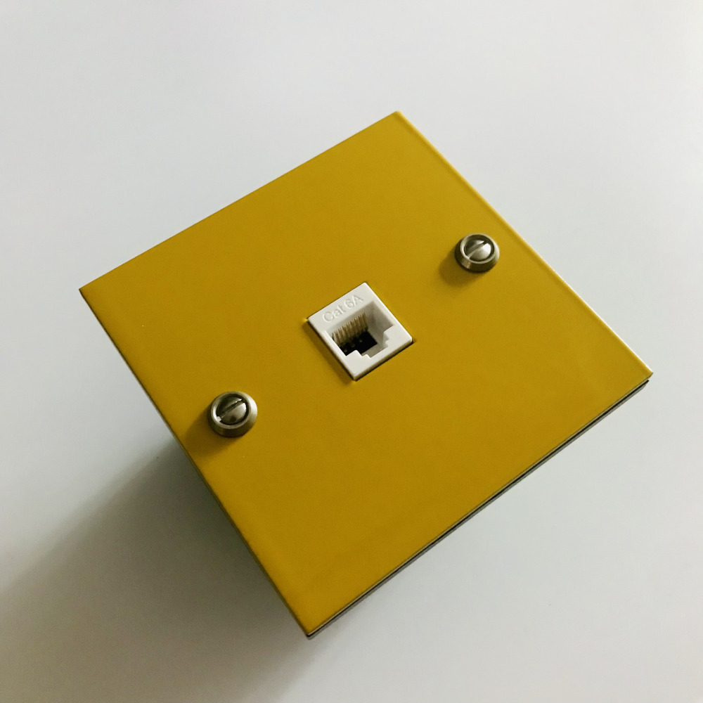 10j4-prise RJ45-jaune miel-2
