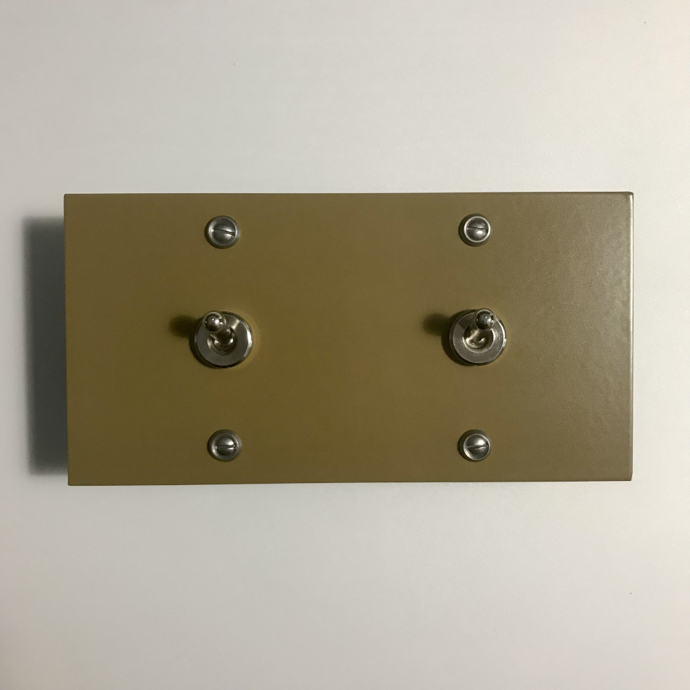 12bv4-double interrupteur à levier-brun vert-2