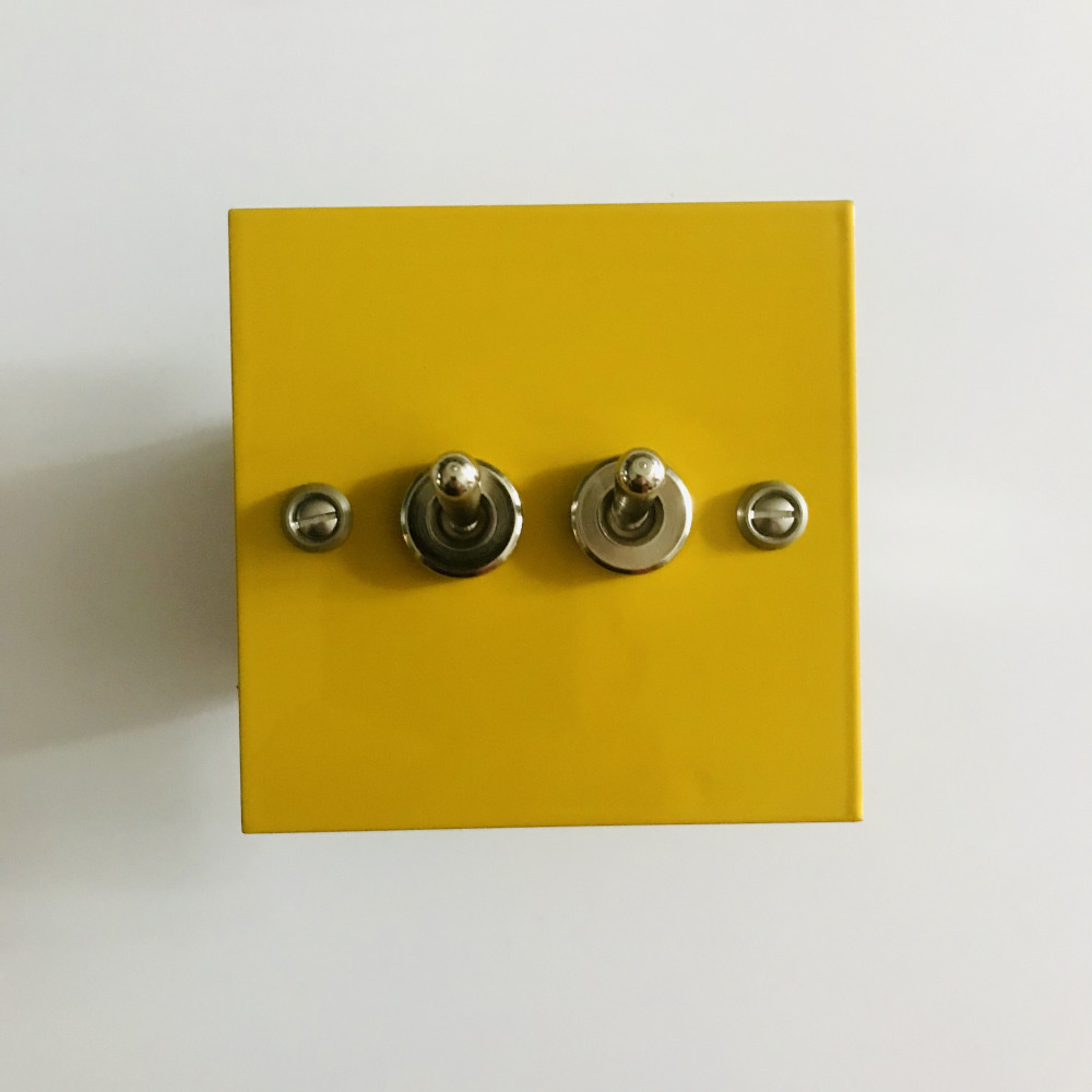 2j4-double interrupteur-levier-jaune miel-1