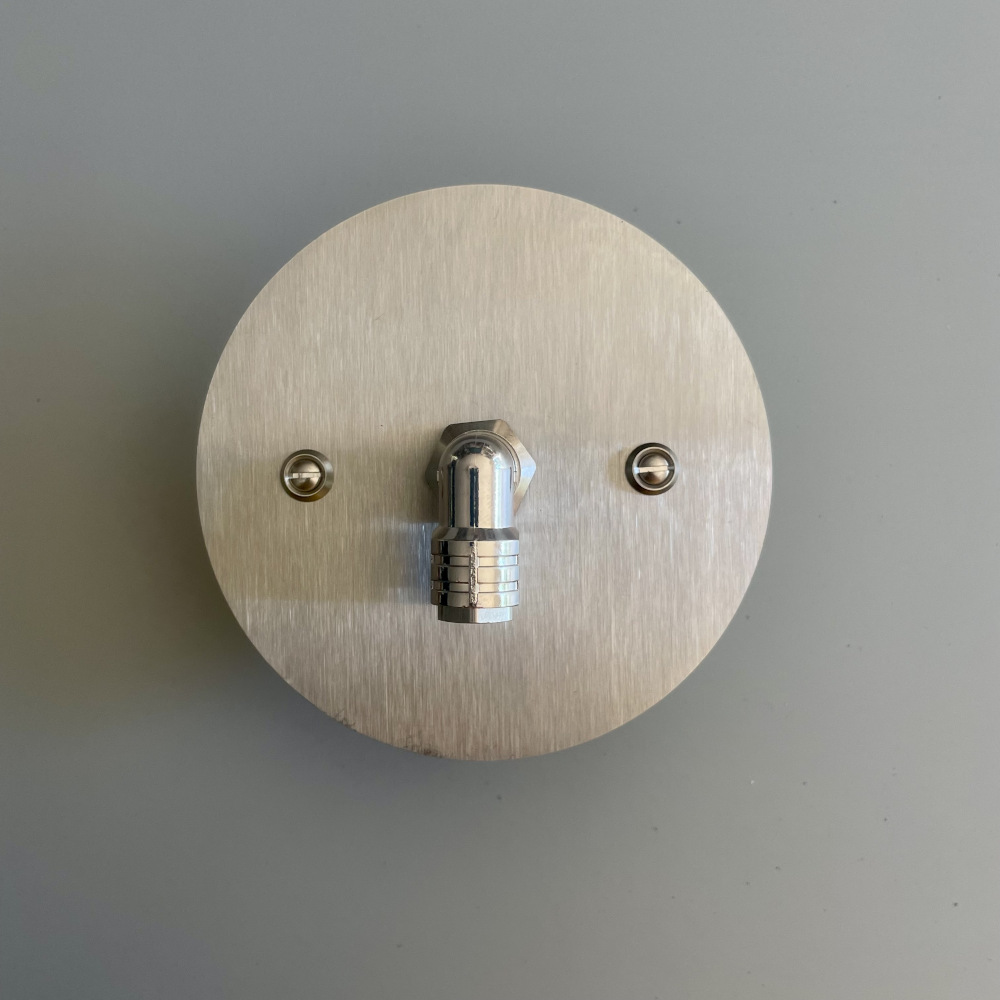 18i1-sortie de câble-inox-rond