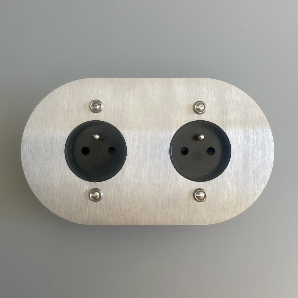 6i1-double prise design-inox-rond.1